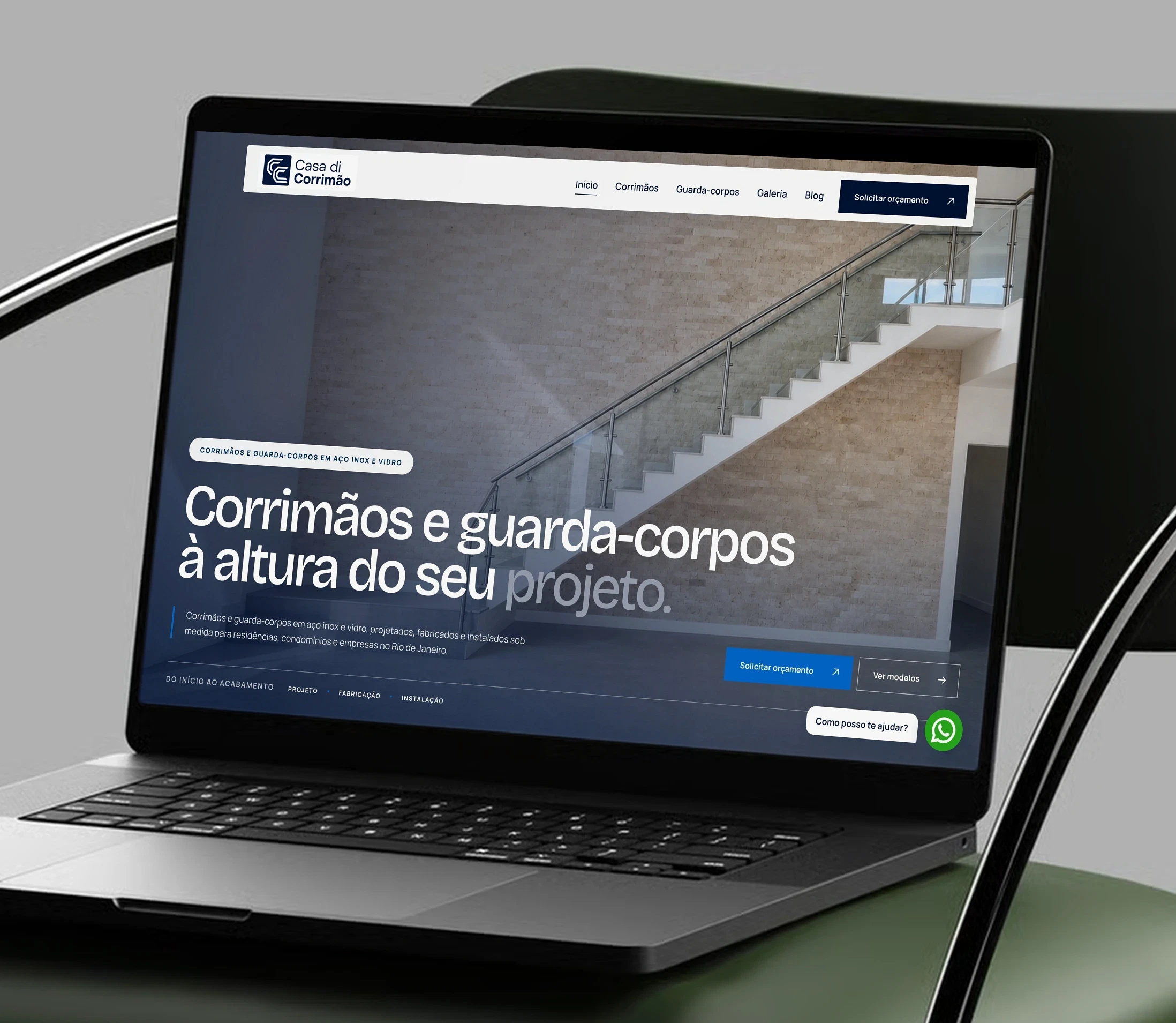 Site da Casa di Corrimão